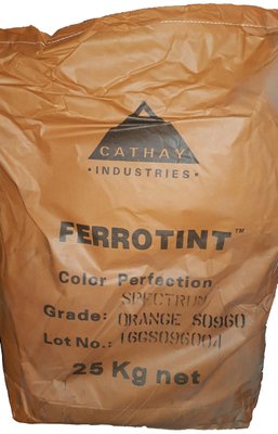 Залізоокисний помаранчевий пігмент SPECTRUM SО 960 Cathay Pigments Group Китай сухий 25 кг ПИГМ-41 фото