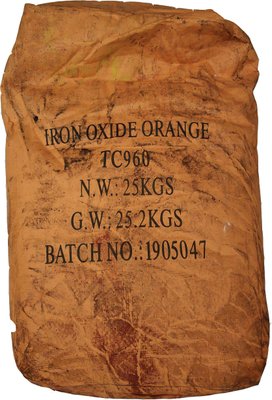 Пігмент помаранчевий залізоокисний Tongchem TC960 сухий Китай 25 кг ПИГМ-14 фото