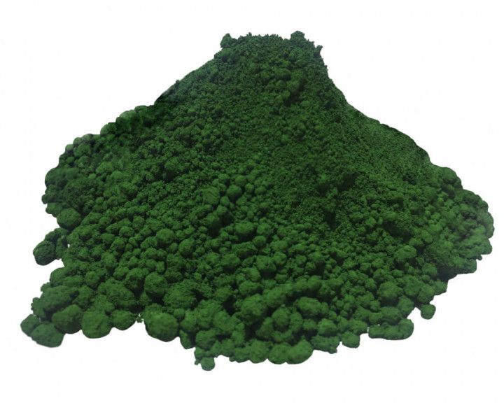 Пигмент окись хрома зеленый (III) сухой Китай 25 кг ПИГМ-57 фото