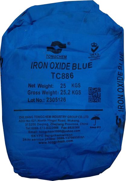 Пігмент синій залізоокисний Tongchem TC886 сухий Китай 25 кг ПИГМ-15 фото