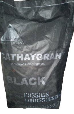 Пигмент чёрный железоокисный гранулированный CATHAY GRAN F 9550 G сухой Китай 25 кг ПИГМ-61 фото