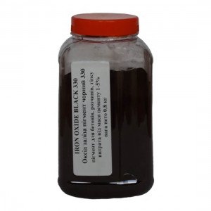 Пигмент чёрный Tongchem ТС330 железоокисный Китай сухой 0,8 кг ПИГМ-53 фото